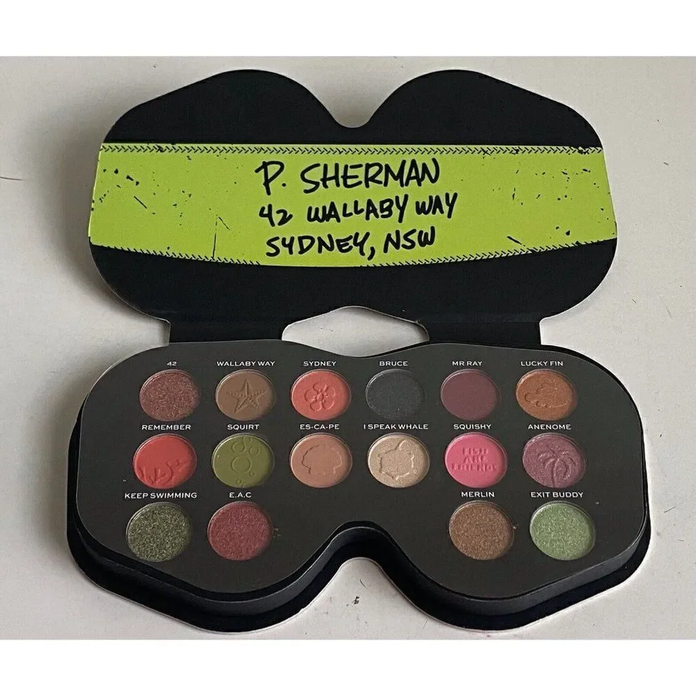 Revolution Disney‎ Finding Nemo P Sherman Goggles 16 Eye Shadow Palette NEW